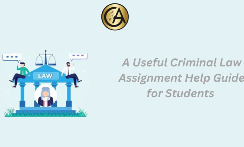 Criminal Law Assignment Help